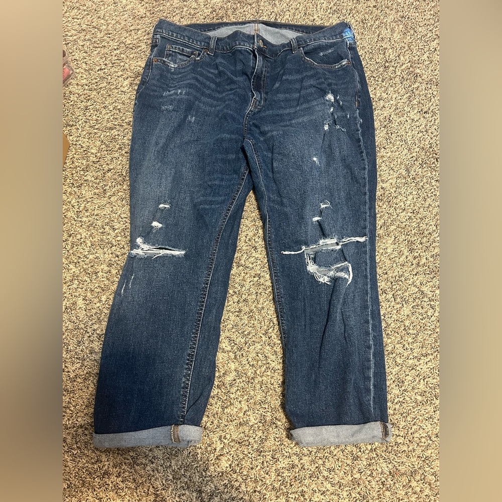 Women’s Old Navy Boyfriend Distressed Jeans